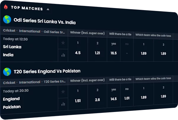 This is what the 4rabet betting line looks like: tournaments, matches, odds