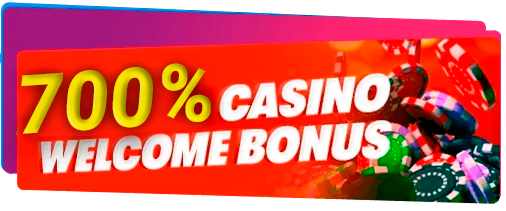 Casino Welcome Bonus - up to 700%