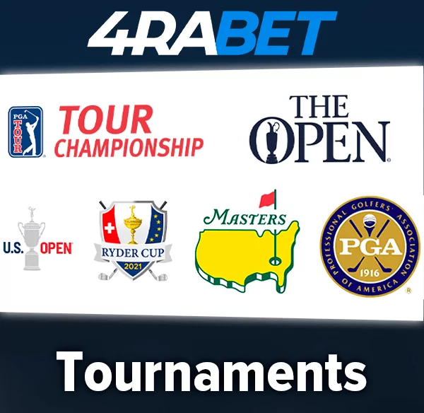 Golf tournaments to betting at 4rabet