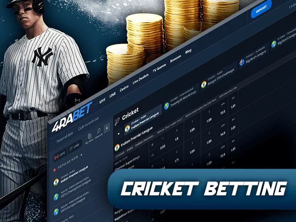 Betting on cricket with 4rabet