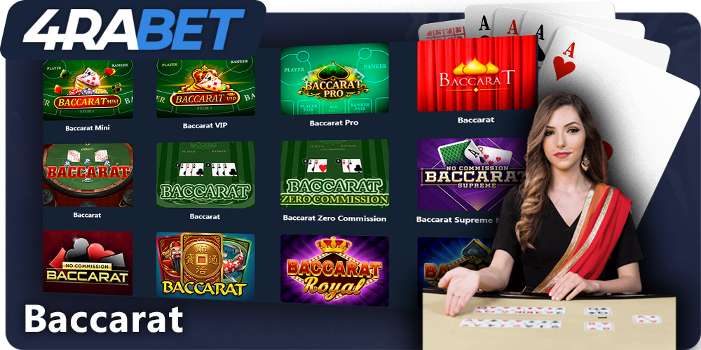 Baccarat category at 4rabet