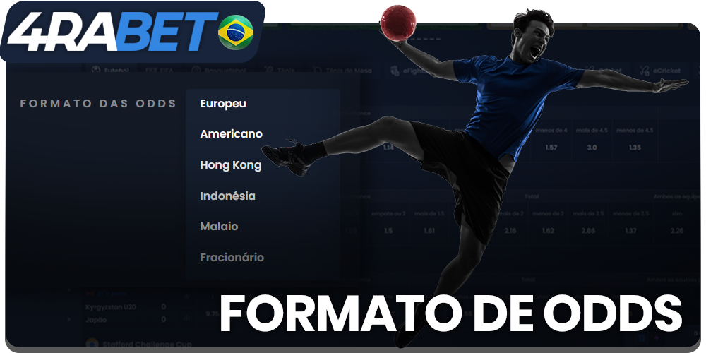 4rabet Brasil formatos de apostas de handebol