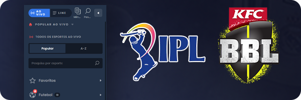Sobre partidas de torneios no aplicativo móvel 4rabet - Lanka Premier League, Big Bash League e outros