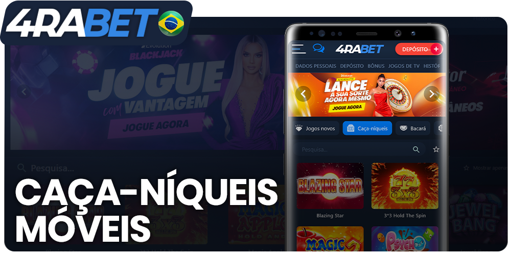 Slots móveis em 4rabet para jogadores brasileiros