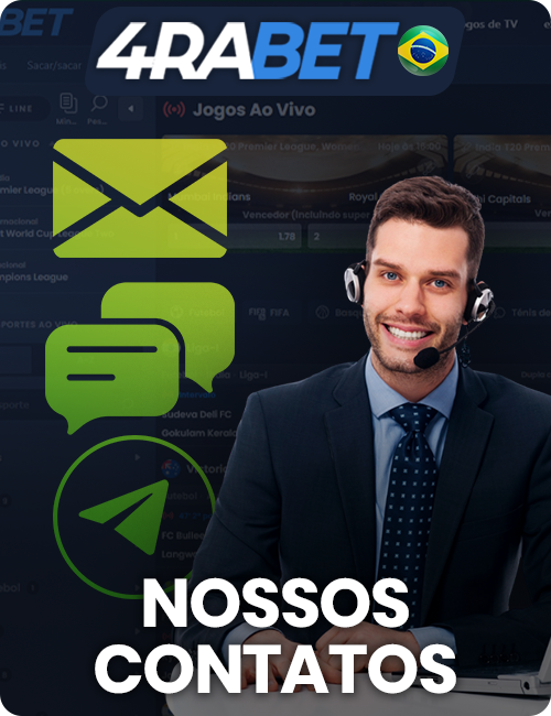 Entre em contato com o serviço de suporte 4rabet