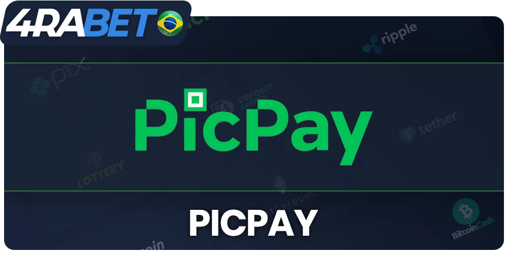 Opções de pagamento PicPay na 4rabet