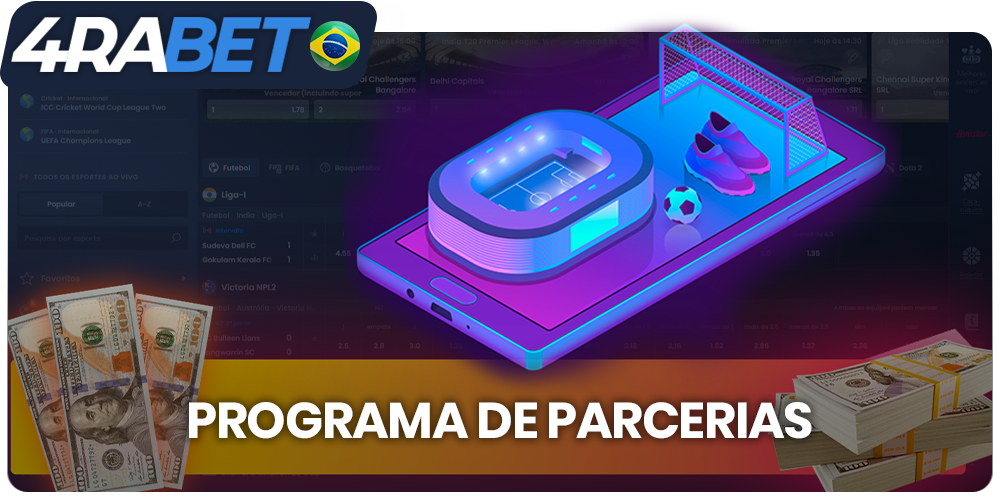 4raBet programa de parceria para brasileiros
