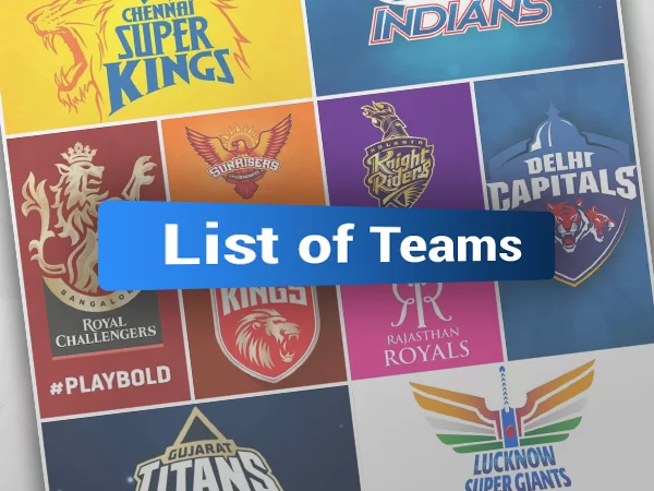 List of IPL teams 2023