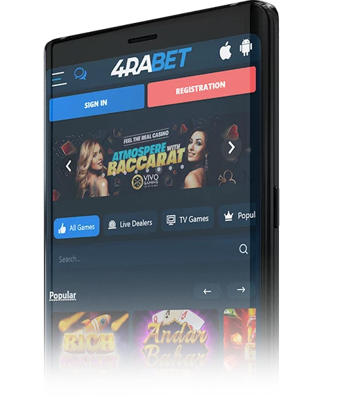 4rabet mobile casino for india