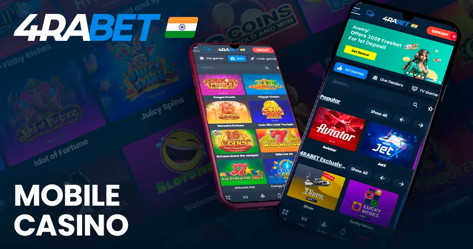 4rabet mobile casino app for Indian players