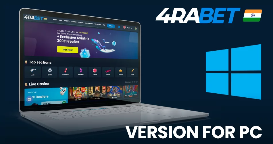 4rabet App for PC