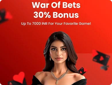 War of Bets 30% Bonus at 4rabet