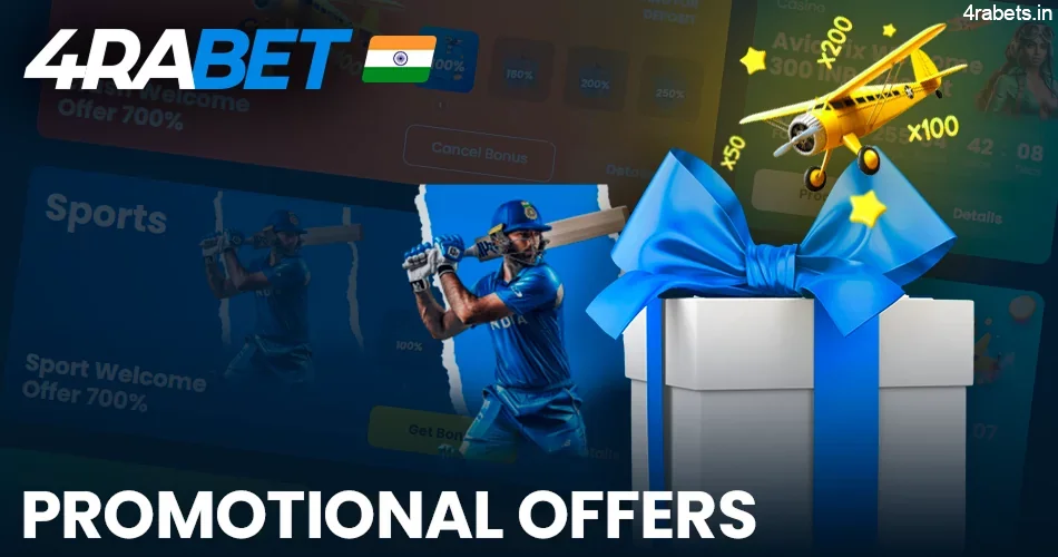 Bonuses and Promotions at 4rabet India