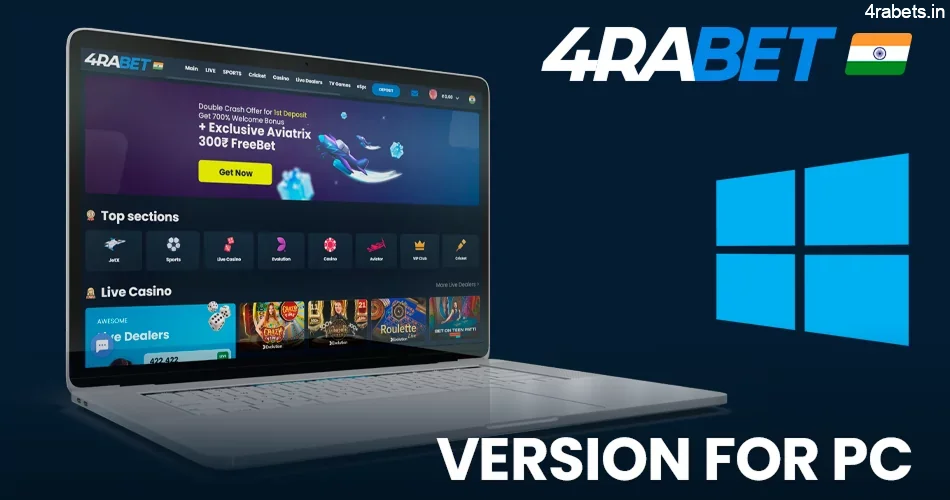 4rabet App for PC