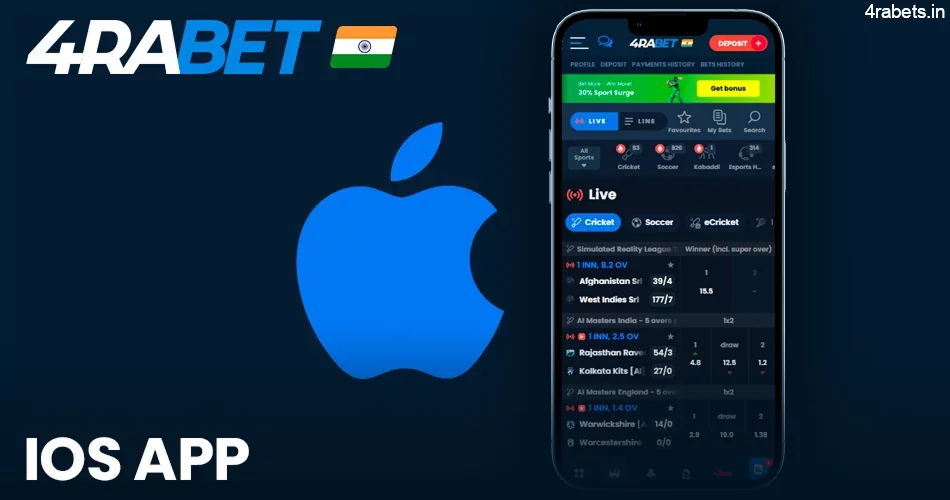 4rabet App for iOS