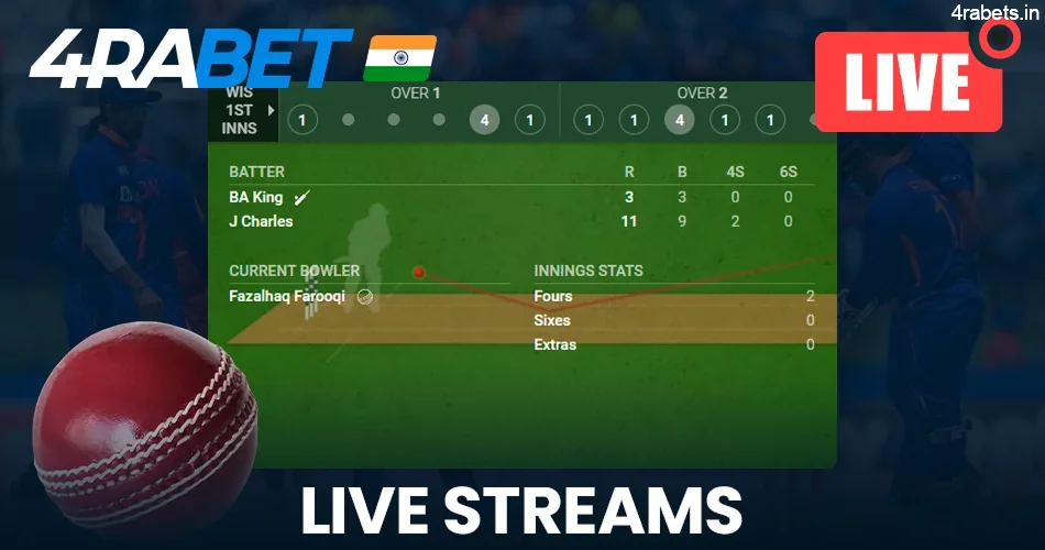 4rabet live streaming services in India