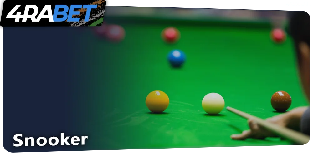 Snooker betting at 4rabet
