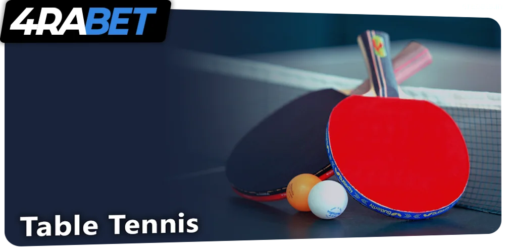 Table Tennis betting at 4rabet