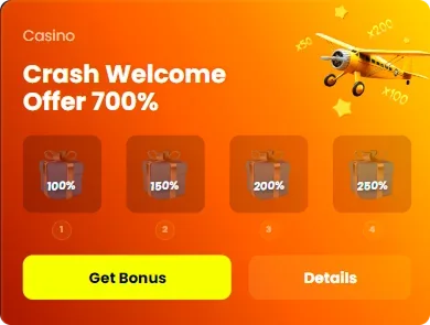 4rabet Crash welcome bonus for Indian players