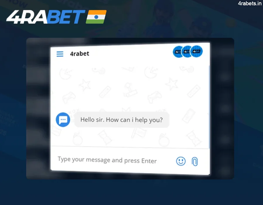 4rabet समर्थन से संपर्क करना
